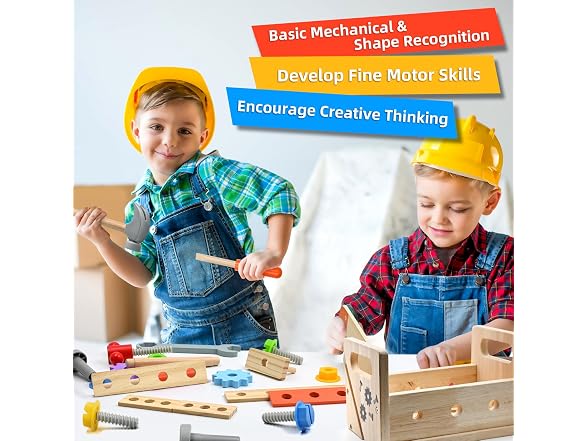 AiTuiTui 29-Pc STEM Tool Set Montessori