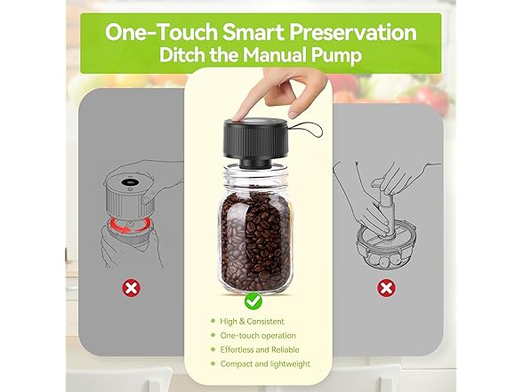 Auletor Electric Mason Jar Vacuum Sealer
