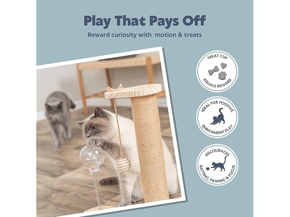 Trixie Oliver 18" Interactive Cat Scratching Post