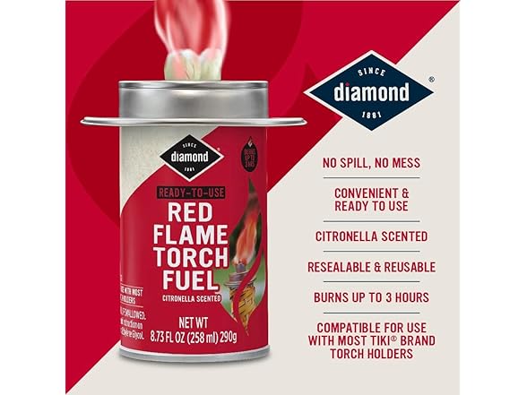 Diamond® Red Flame Torch Fuel 4Pk