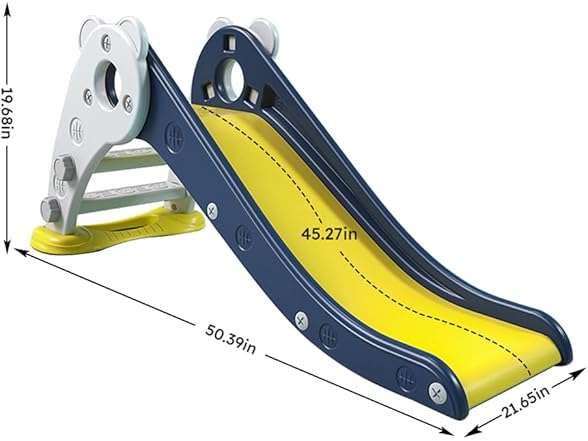 SPOFLYINN Toddlers Indoor Baby Plastic Slide