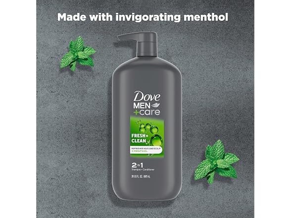DOVE MEN + CARE 2 in 1 Shampoo and Conditioner