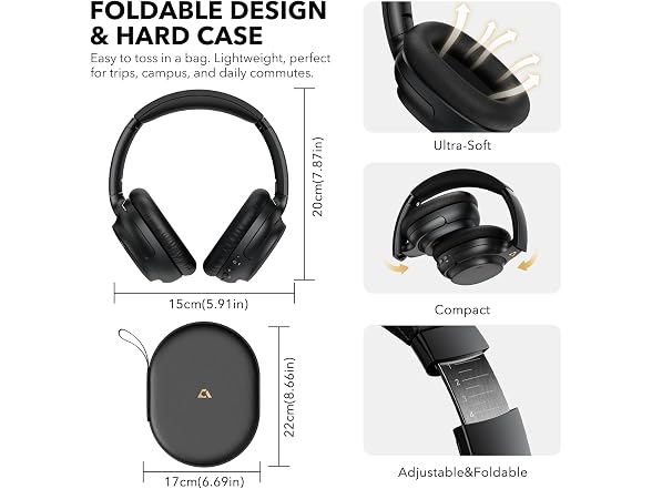 1Mii 700 Noise Cancelling Headphones