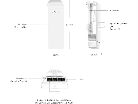 TP-Link Omada Outdoor WiFi Bridge Kit