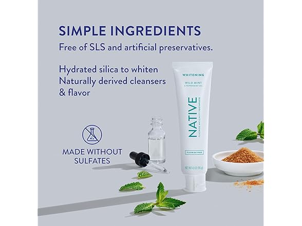 Native Wild Mint Toothpaste 4.1oz