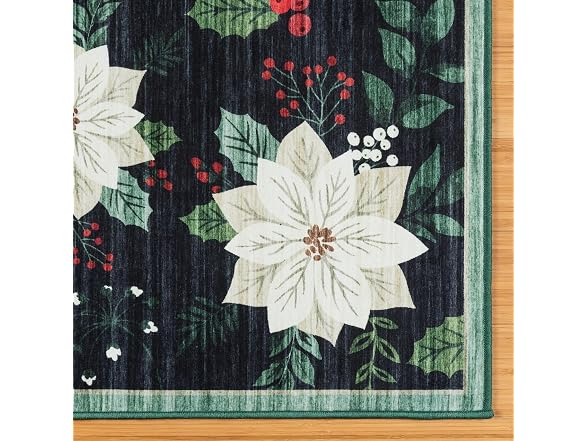 Gertmenian Holiday Rug 3x5 Poinsettia