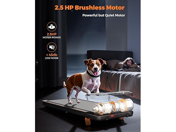 AIRHOT 3in1 Walking Pad - 2.5HP Walking Pad Treadmill with 6% Incline, LED Display, Remote Control, Portable Treadmill for Home Office, Support Jogging/Running/Climbing (Open Box)