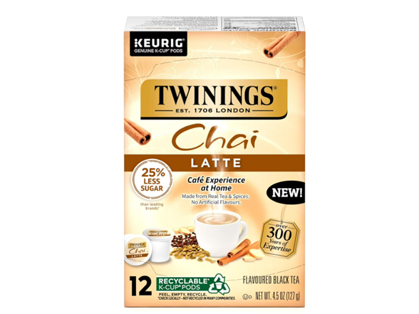 Twinings Chai Latte K-Cups 22ct