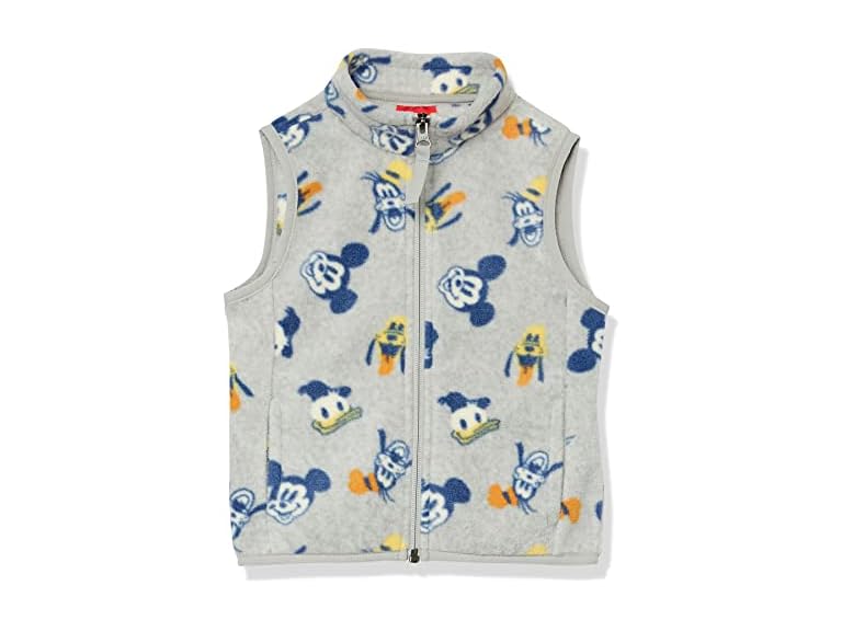 Amazon Essentials Disney | Marvel | Star Wars Boys' Polar Fleece Vests, Mickey and Friends, X-Large