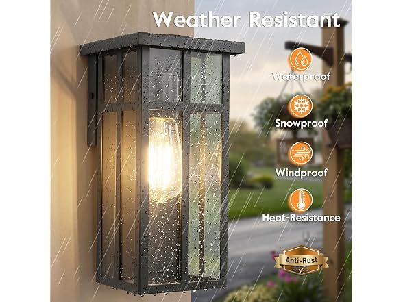 BesLowe Outdoor Wall Light Fixtures GV3T