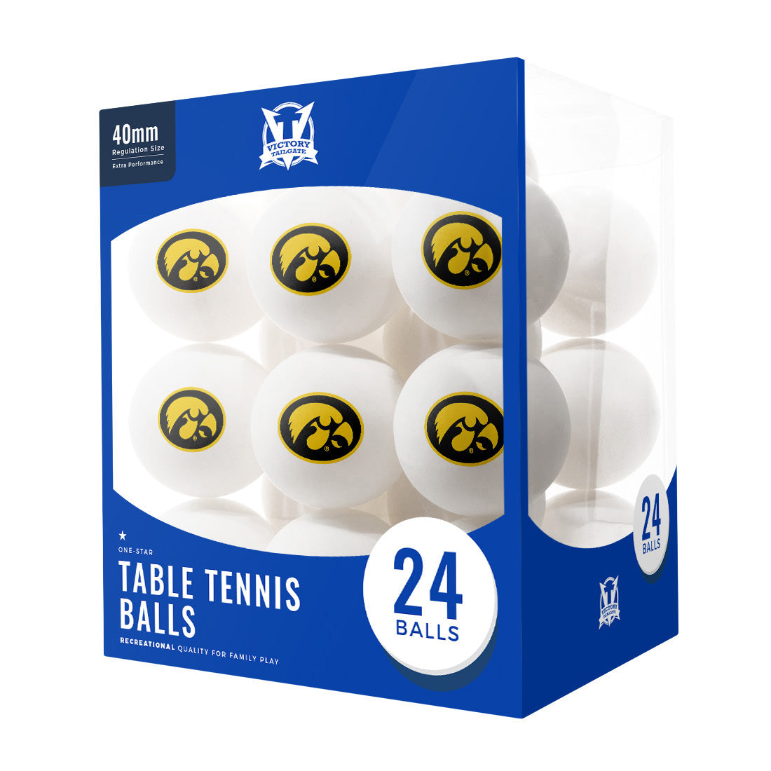 College Team Ping Pong Balls 24-Pack - Gallery 48