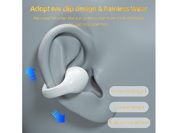 Wigfar White Open Ear Eabuds
