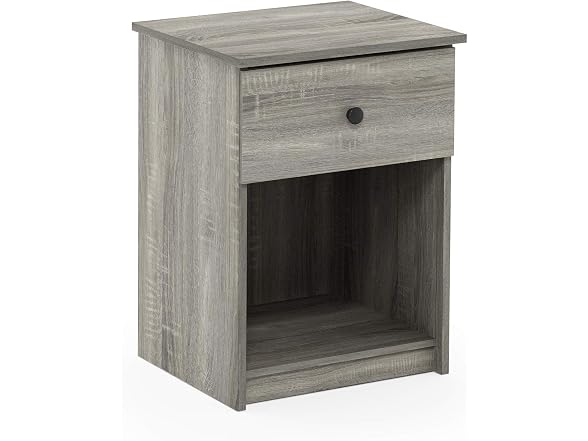 Furinno Tidur Nightstand French Oak Grey - Gallery 5
