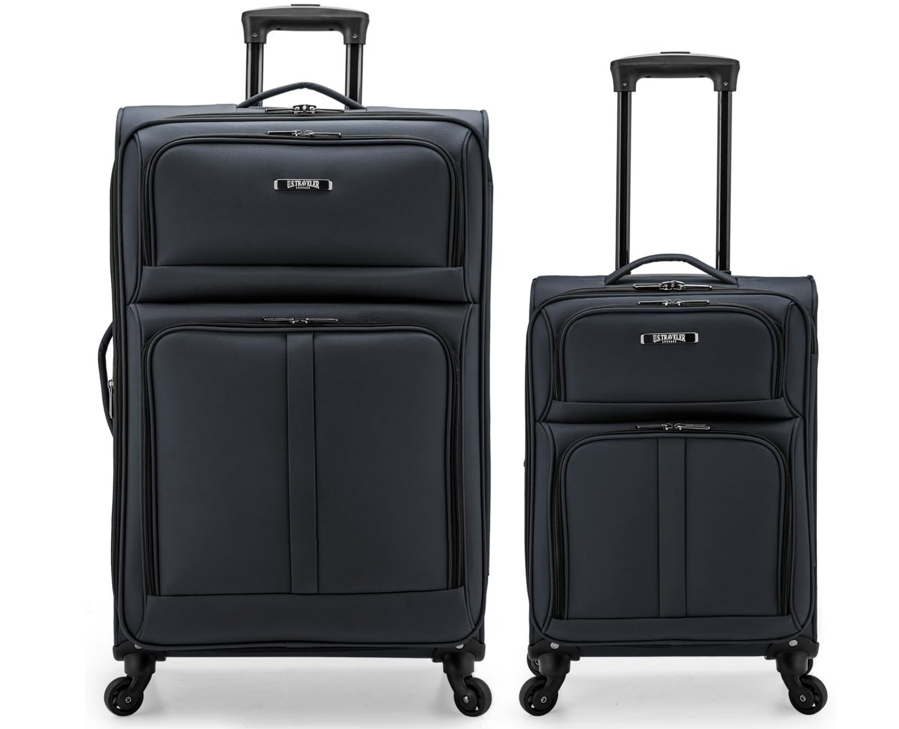 U.S. Traveler Anzio Softside Luggage Dark Grey, 2-Piece Set - Gallery 7