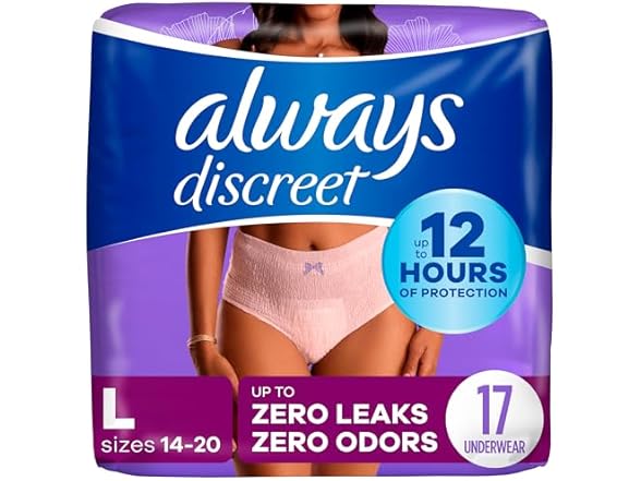 Always Discreet Maximum L 17ct