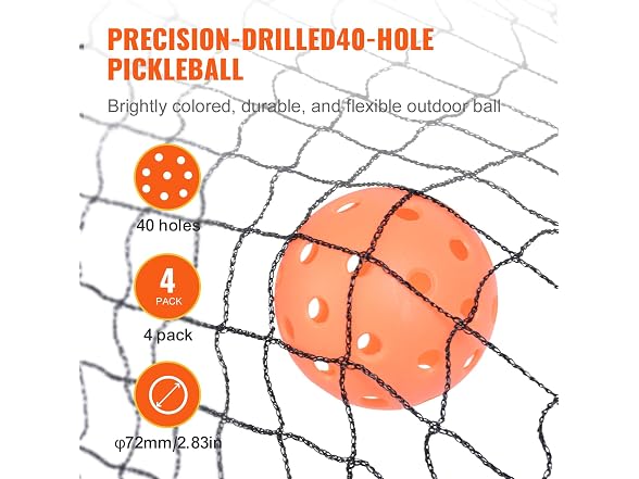VEVOR Portable Pickleball Net System