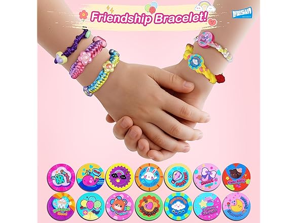LELESUN Friendship Bracelet and Weaving Loom Kit