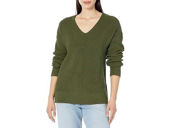 GAP Women Maternity Cotton V-neck Sweater