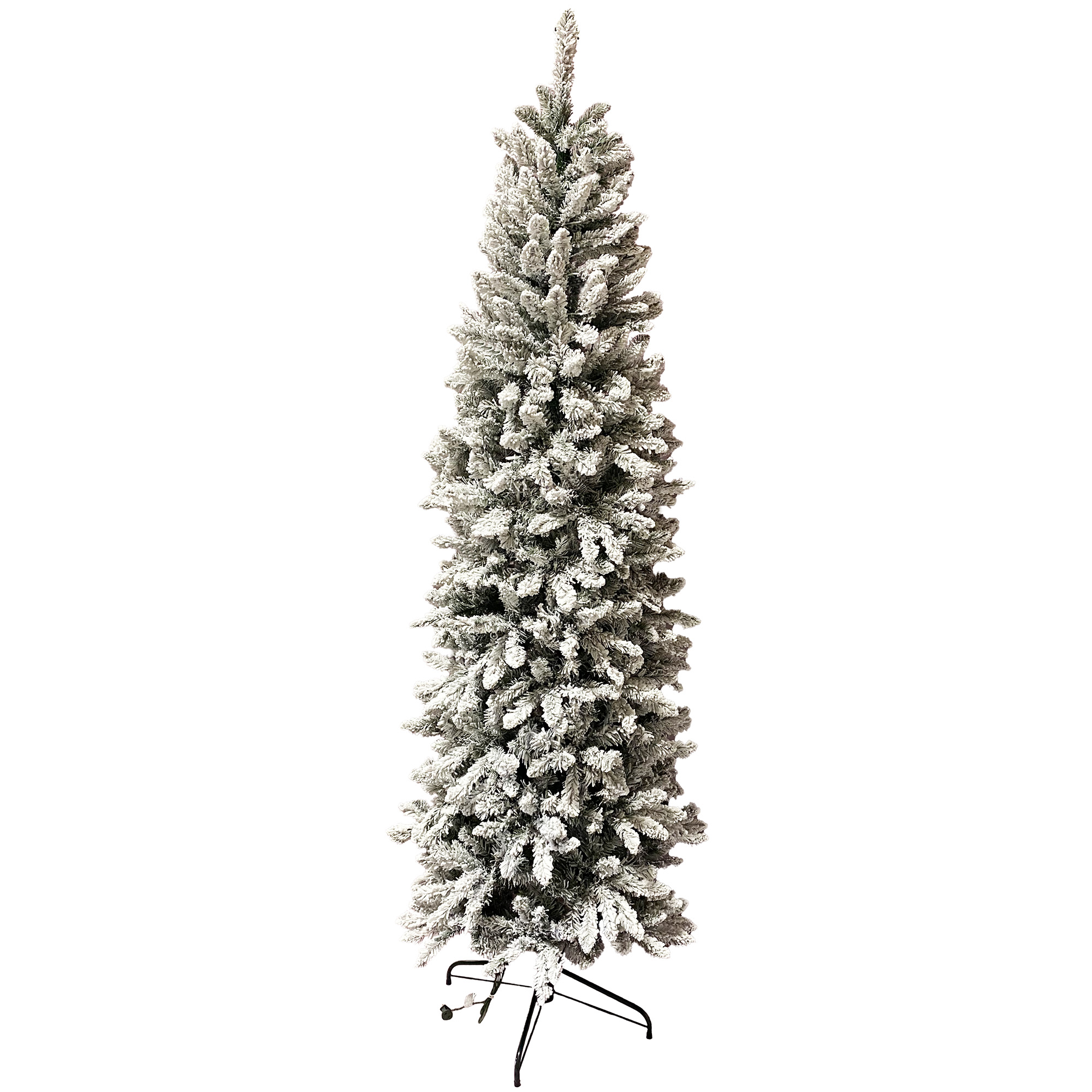 Santa's Workshop, Inc 7.5' PE AND PVC FLOCKED TREE - Gallery 2