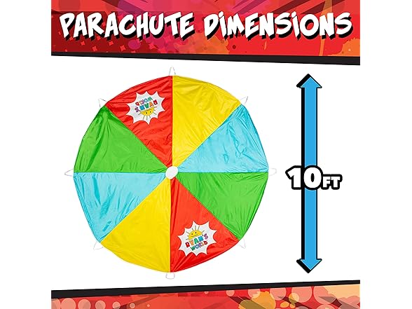 Franklin Sports Ryan's World 10ft Parachute