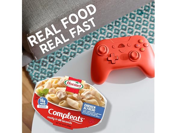 6PK HORMEL COMPLEATS Chicken Alfredo Microwave Tray