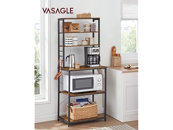 VASAGLE Coffee Bar, 23.6 Inches Baker's Rack