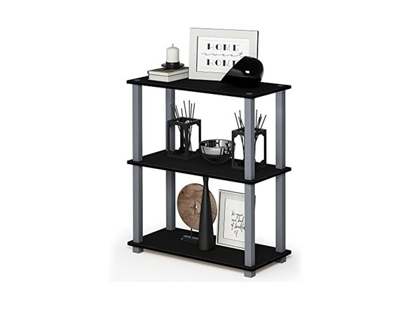 Black/Grey, 3-Tier Square Tube