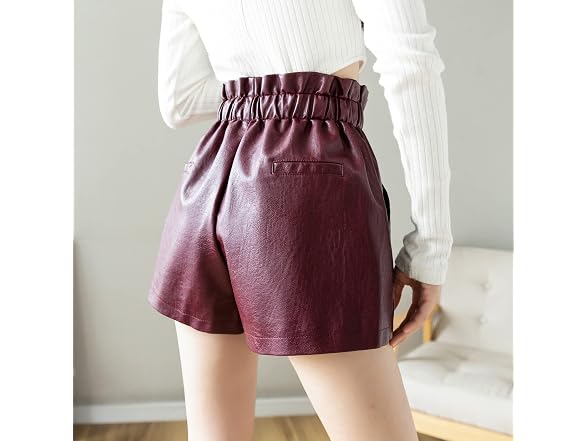 Schhjzpj Women (L) High Waisted Straight Shorts
