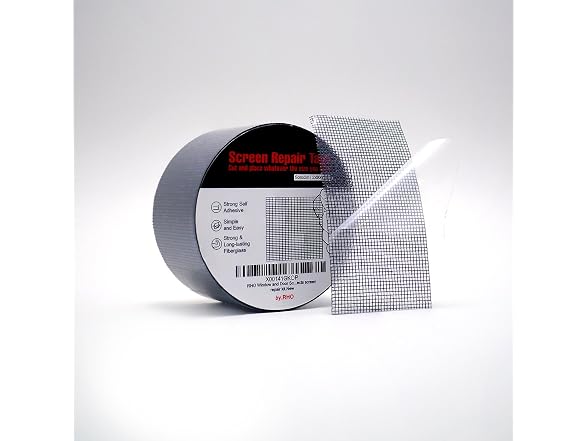 by.RHO 2"x105" Screen Repair Kit Tape,