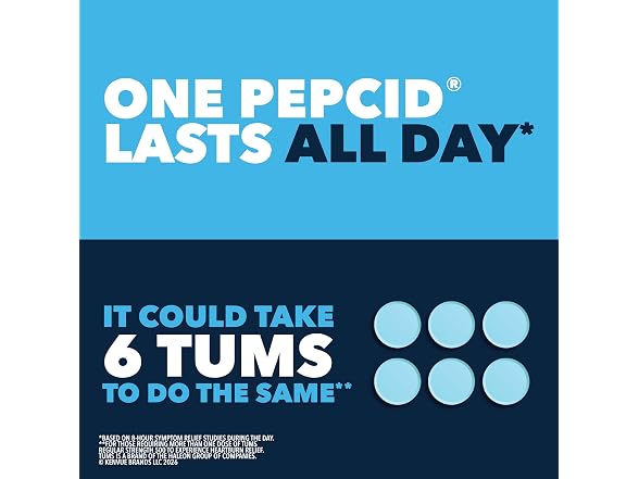 Pepcid AC Max Strength Tablets