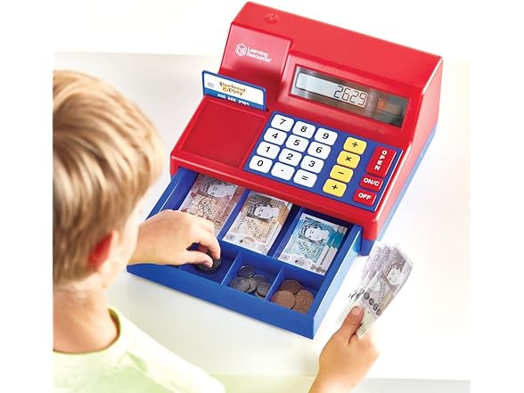 Learning Resources Pretend & Play Calculator Cash Register