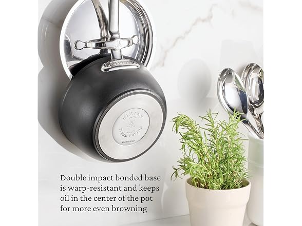 Hestan TITUM Fusion 2 Quart Nonstick Saucepan with Lid