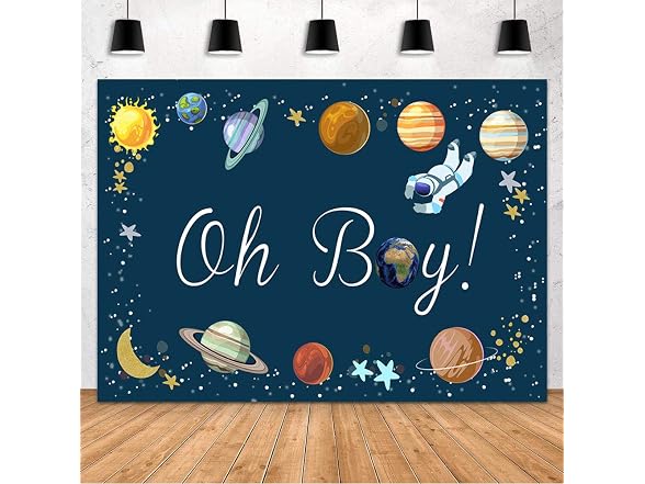 MEHOFOND Outer Space Baby Shower