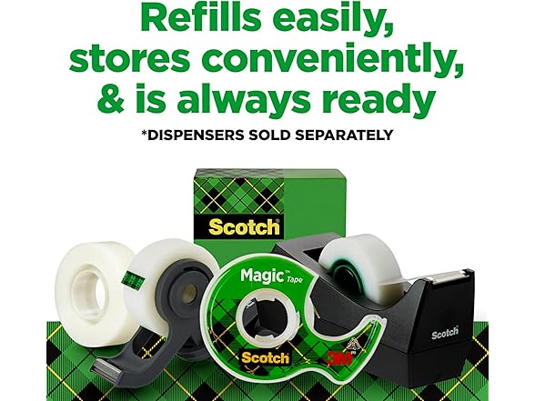 Scotch Magic Tape Desktop Dispenser, 6 R