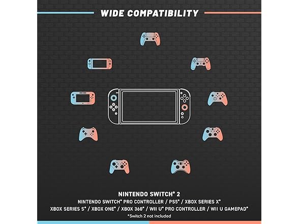 (8 Pack) Hyperkin Thumb Grips for Nintendo Switch 2
