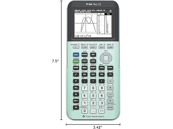 TI-84 Plus CE Python Color Graphing Calculator