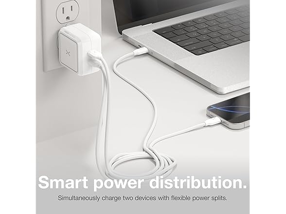 NOCO XGrid X65: 65W USB-C Charger – Dual Port GaN Power Adapter with PD 3.0, QC 4.0+, and PPS