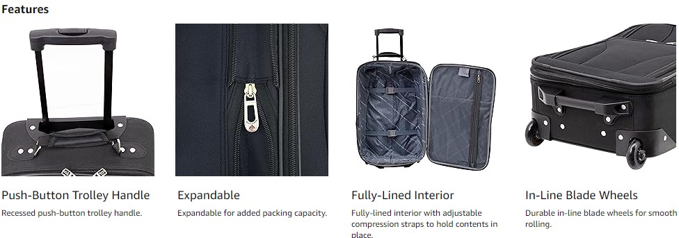 Travelers Club 3pc Expandable Luggage Set - Gallery 14