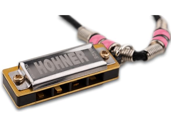 Hohner HOHNER Mini Harmonica Necklace Pink