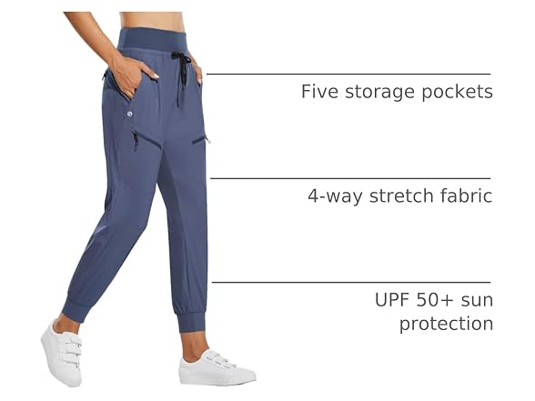 Baleaf Women (S) Lightweight Hiking Zippered Pants