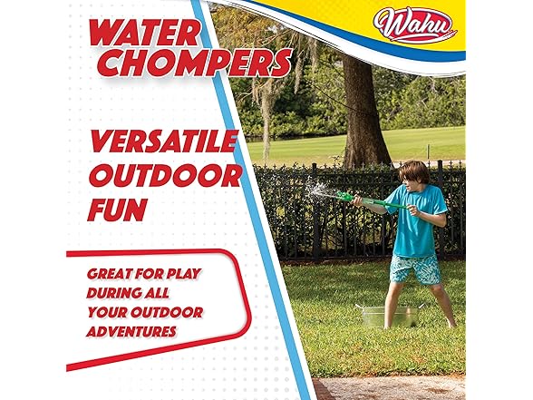 Wahu Water Chompers Alligator Water Blaster