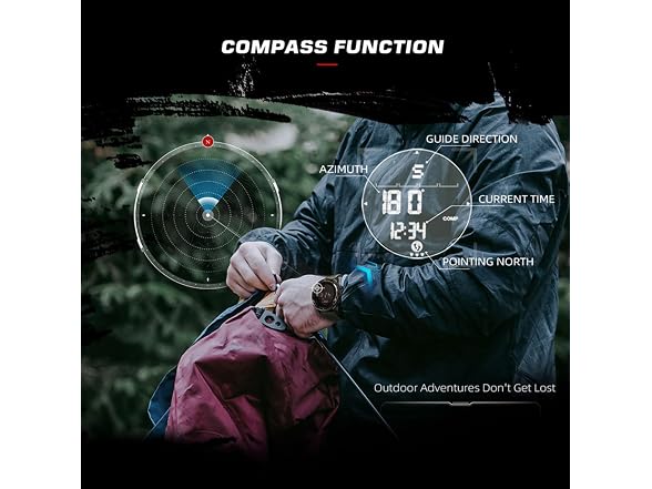 CakCity Digital Waterproof Watch