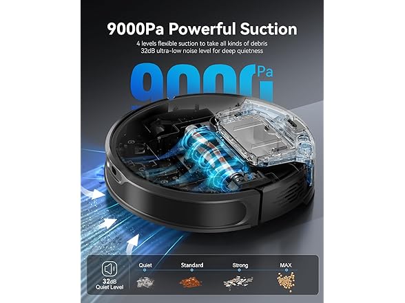 Kokaidia Robot Vacuum and Mop Combo