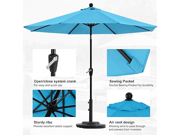ABCCANOPY 10FT Patio Umbrella - Outdoor