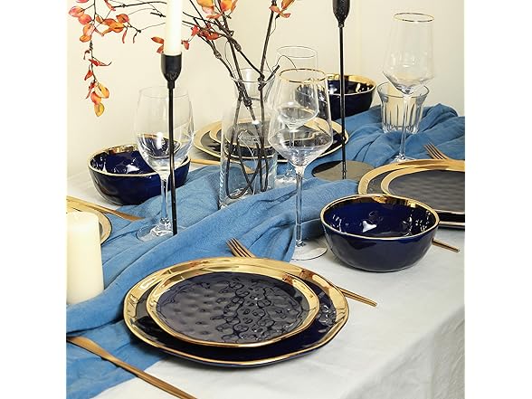 Stone Lain Porcelain 16 Piece Dinnerware Set
