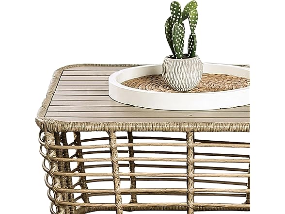 Parrot Uncle Large 3 Piece Patio Furniture Set