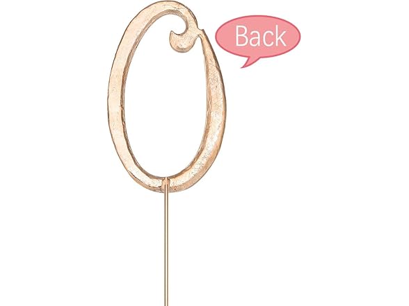 MAGJUCHE Gold 10 Crystal Cake Topper