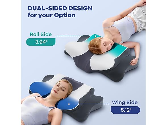 DONAMA Cervical Neck Pillow 27"×16"