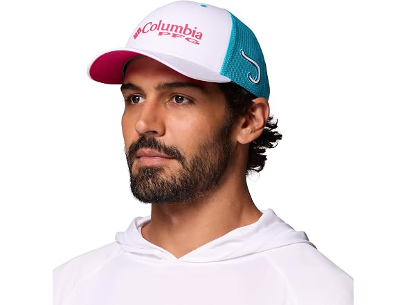 Columbia Unisex PFG Logo Mesh Snap Back