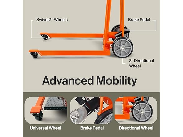 SuperHandy Material Lift Winch Stacker